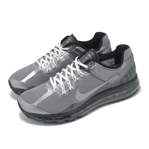 Nike 休閒鞋 Air Max 2013 男鞋 銀 鐵灰 黑 復古 緩震 運動鞋 HQ3481-099