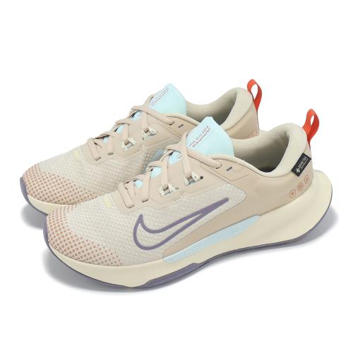 Nike 防水野跑鞋 Wmns Juniper Trail 2 GTX 女鞋 沙色 紫 戶外 機能 運動鞋 FB2065-101