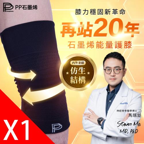 【PP石墨烯】第四代石墨烯能量護膝1雙