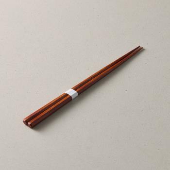 有種創意 - 日本川上 - 龜甲六角木筷-棕色(21cm)