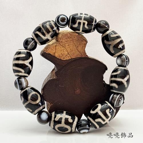 喨喨飾品】黑色系貴人(大人)天珠手鍊A224|手鍊|ETMall東森購物網