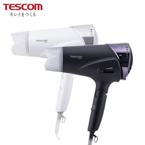 【TESCOM】負離子大風量大風壓速乾修護離子吹風機 TID3500TW 黑色/白色 TID-3500TW