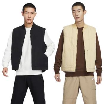 【下殺】Nike 背心外套 男裝 保暖 刺繡Logo 黑/卡其【運動世界】FQ1862-010/FQ1862-252