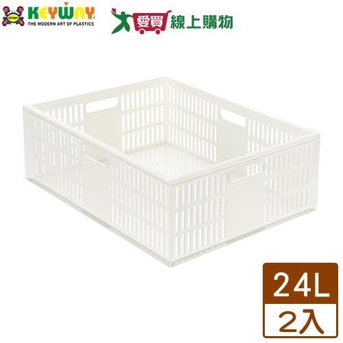 KEYWAY聯府 超大總理萬用籃 DT41【2件超值組】台灣製 收納 置物 整理【愛買】