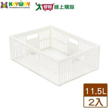 KEYWAY聯府 總理萬用籃 DT31【2件超值組】臺灣製 可堆疊 收納 置物 整理【愛買】
