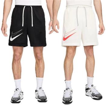 【下殺】Nike 籃球褲 短褲 男裝 雙面穿 黑/帆白【運動世界】FN3038-010/FN3038-133