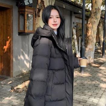 【米蘭精品】羽絨外套鴨絨夾克-防風保暖修身顯瘦女外套3色74ip35