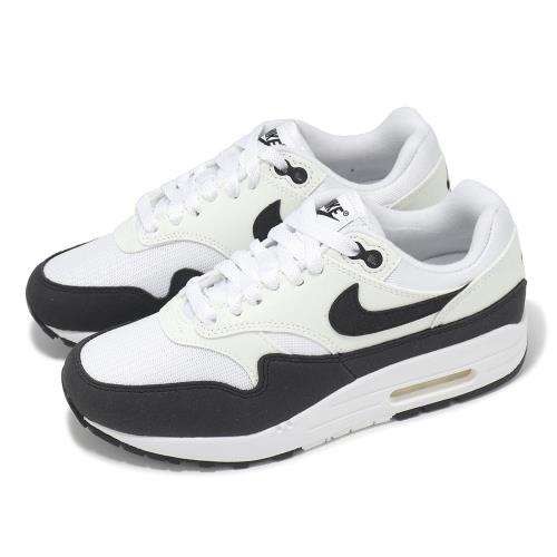 Nike 休閒鞋 Wmns Air Max 1 女鞋 白 黑 殺人鯨 氣墊 經典 運動鞋 DZ2628-102
