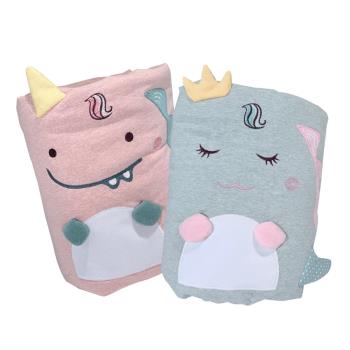 【Caliphil佳麗惠寢具】MINI PIXIE有機棉童被/ 120x90cm / 恬夢捲捲被 /可水洗