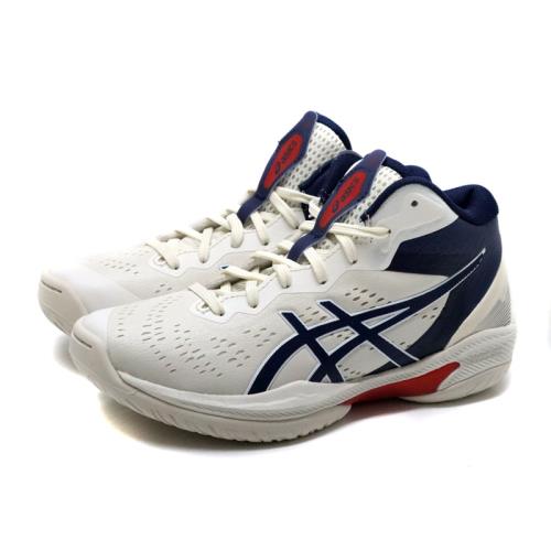 亞瑟士 ASICS GELHOOP V16 S 運動鞋 籃球鞋 米/藍 男鞋 1063A102-100 no754