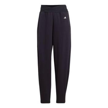 【下殺】Adidas 長褲 女裝 吸濕排汗 縮口 黑【運動世界】HY9238