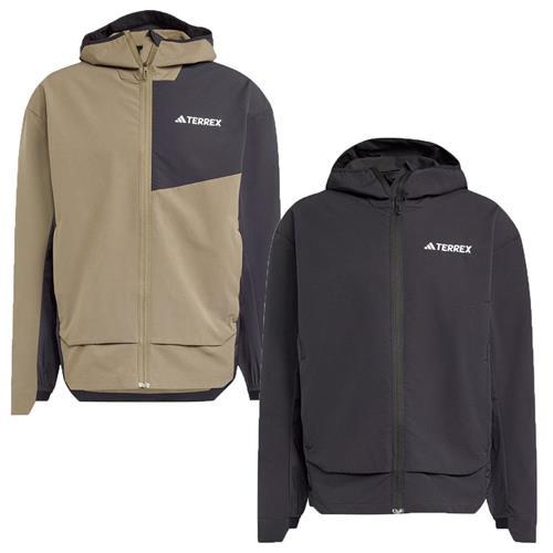 【下殺】Adidas 連帽外套 男裝 拉鍊口袋 綠/黑【運動世界】IX1488/IX1490