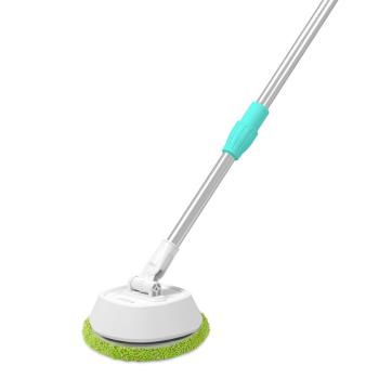 電動玻璃清潔器 乾濕兩用 無線旋轉清潔拖把【定時+180°彎向】窗戶地板玻璃清潔器 高空擦玻璃機