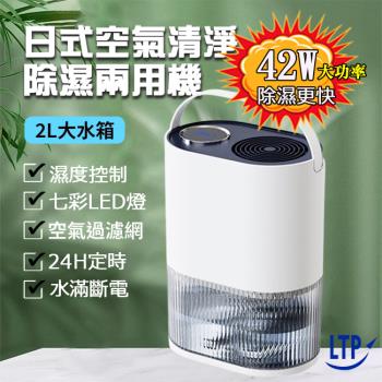【LTP】濕度控制 時間定時 液晶觸控板 除濕空氣清淨機 大功率除濕 除濕機 空氣清淨機(W800B)