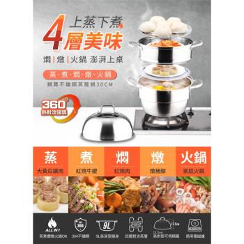 鍋寶萬用不鏽鋼蒸籠鍋VIP回饋組
