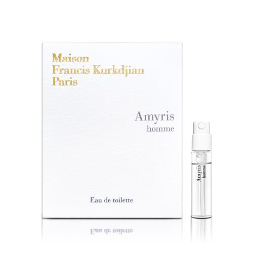  Maison Francis Kurkdjian MFK Amyris homme 阿米香樹之香男性淡香水 2ML 噴式針管