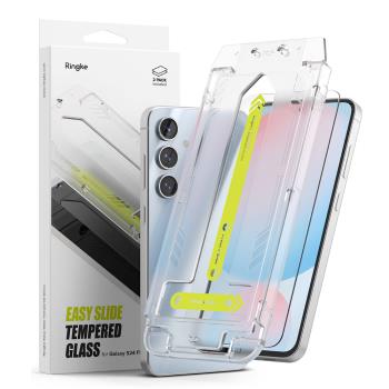 Rearth Ringke 三星 Galaxy S24 FE 零失敗玻璃保護貼(2片裝)