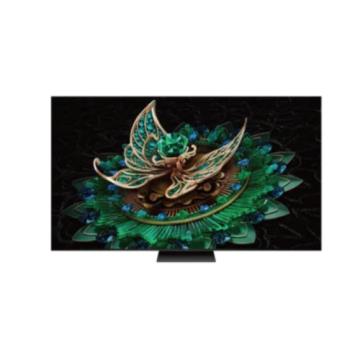 桌上安裝 TCL 85吋 85C765 4K QD Mini LED 144Hz Google TV 量子智慧連網液晶顯示器