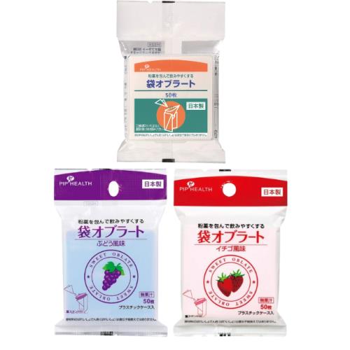 【PIP HEALTH 】日本 可食用糯米紙 50枚  草莓 葡萄 水果風味 