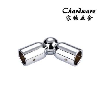 【家的五金】A608 圓管 可調式管座 六分管徑(淋浴拉門橫桿座.圓管.圓桿.六分.衛浴五金.淋浴拉門專用.玻璃五金.固定座)