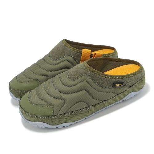Teva 麵包鞋 ReEmber Terrain Slip-On 男女鞋 橄欖綠 防潑水 戶外鞋 穆勒鞋 1129582BTOL
