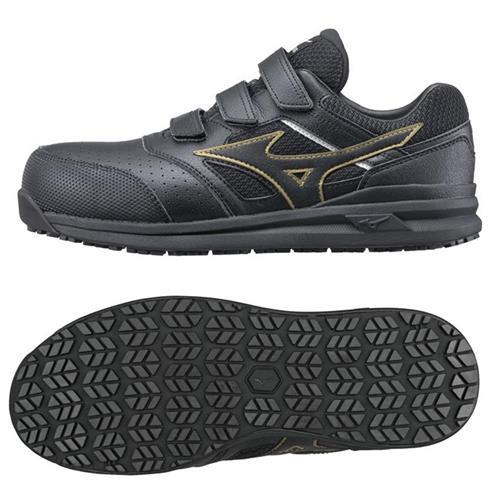 Mizuno 美津濃 工作鞋 防護鞋 男鞋 女鞋 超寬楦 黑【運動世界】F1GA213609