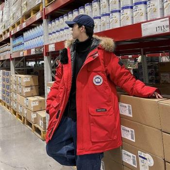 【米蘭精品】羽絨外套鴨絨夾克-百搭情侶保暖防風男女外套8色74ib13