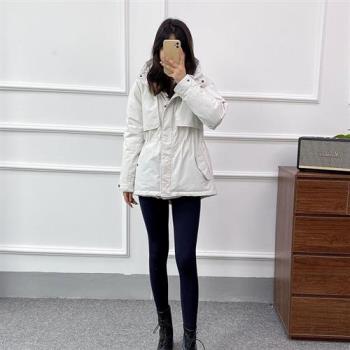 【米蘭精品】羽絨外套鵝絨夾克-90%含絨鵝絨衝鋒工裝女外套5色74ia70