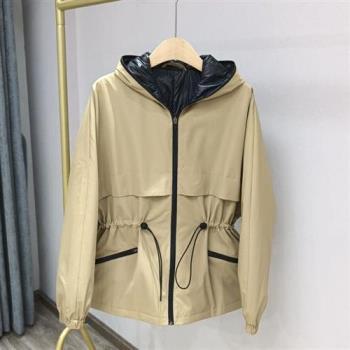 【米蘭精品】羽絨外套鴨絨夾克-90%含絨防水風衣款收腰顯瘦女外套3色74ia28