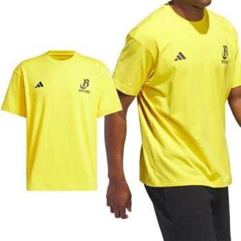 Adidas CTBC BROS BB T 男款 女款 黃色 中性 運動 休閒 中信兄弟 亞規 上衣 短袖 JL6223