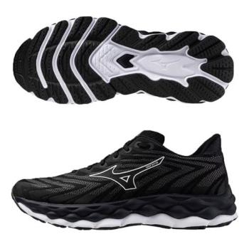 Mizuno 美津濃 慢跑鞋 男鞋 WAVE SKY 8 黑【運動世界】J1GC240252
