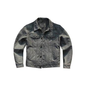 【米蘭精品】真皮皮衣機車夾克-牛皮翻領復古牛仔男外套74jo17