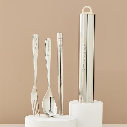 mosy mosy｜不銹鋼便攜餐具3件組