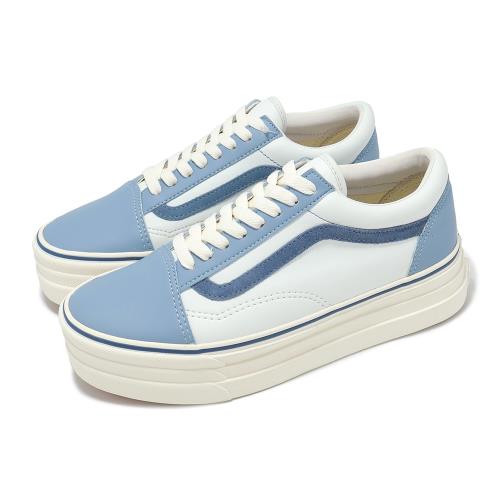 Vans 休閒鞋 V36CF 3SOLE OLD SKOOL 藍 白 男鞋 女鞋 日本線 厚底 增高 6322760008