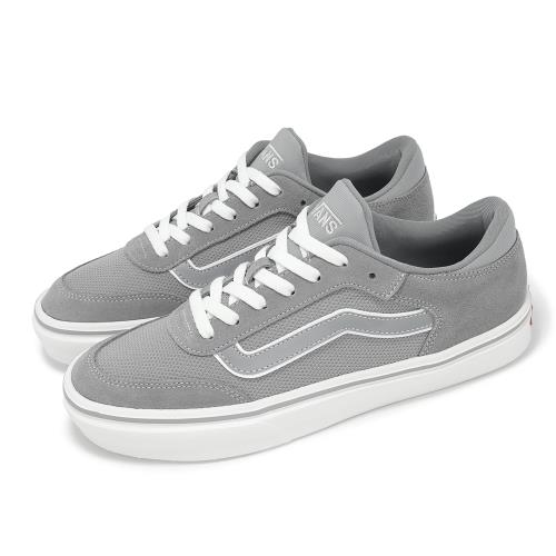 Vans 休閒鞋 V3854SCLIPT 男鞋 灰 白 麂皮 網布 緩衝 板鞋 6622370006