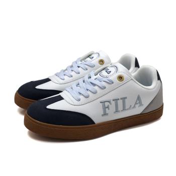 FILA Emblem 復古德訓鞋 板鞋 男款 白灰/藍 1-C942Y-133 no397