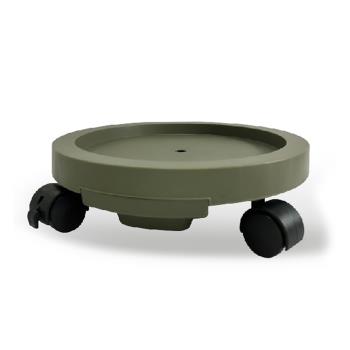 (2入優惠組)EC 抽屜蓄水式移動花盤 EC-415 軍綠色 (水盤)