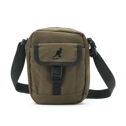 KANGOL 蓋袋小側背包 深綠 6455170470