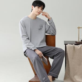 【藍尼居家】★運動風家居服睡衣(男睡衣/家居服/兩件式)