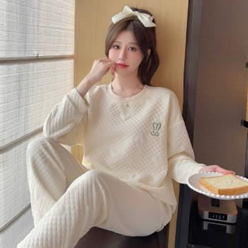 【藍尼居家】★空氣棉夾層家居服套裝(女睡衣/家居服/舒適)