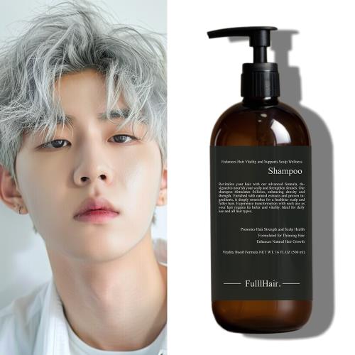 FulllHair瘋髮 染燙受損豐髮配方強健髮根專用-洗髮精(水解小麥蛋白養髮-養髮非藥用生髮)