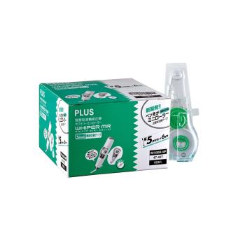PLUS 10入滾輪修正內帶量販包-6mmx6M