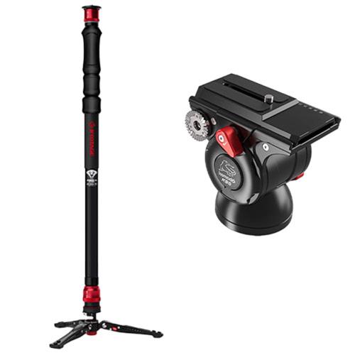 IFOOTAGE 印迹 COBRA 3 A150S-III+K5S 套組 腳踏款  鋁合金【握壓式】單腳架 公司貨