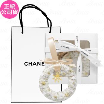 CHANEL香奈兒 奇幻聖誕手作花圈含雪花吊飾+香奈兒 中紙袋(公司貨)