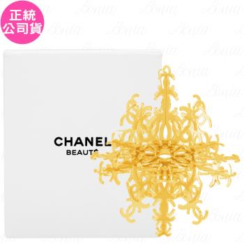 CHANEL香奈兒 金燦雪花吊飾(公司貨)