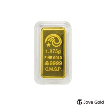 JoveGold 漾金飾 媽祖守財黃金條塊 - 0.5臺錢(金重五分)