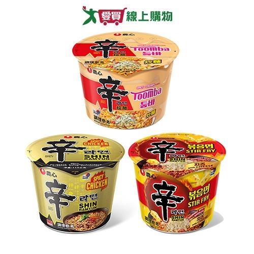 農心 辛拉麵/炒麵大碗麵系列(香辣雞肉/起司/辣白醬)(105-114g/碗)【愛買】