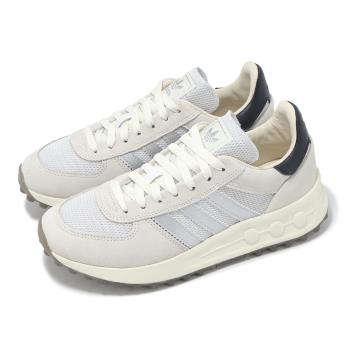 adidas 休閒鞋 La Trainer Lux 男鞋 女鞋 米灰 銀 復古 麂皮 愛迪達 IE6478