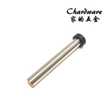 【家的五金】圓頭橡膠門擋（單孔）304不銹鋼 210mm(白鐵.消音門擋.防撞.戶檔.門擋.門頂.門碰.門用戶檔.門止)
