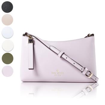 KATE SPADE Sadie 防刮十字紋拉鍊斜揹包-(新款任選)